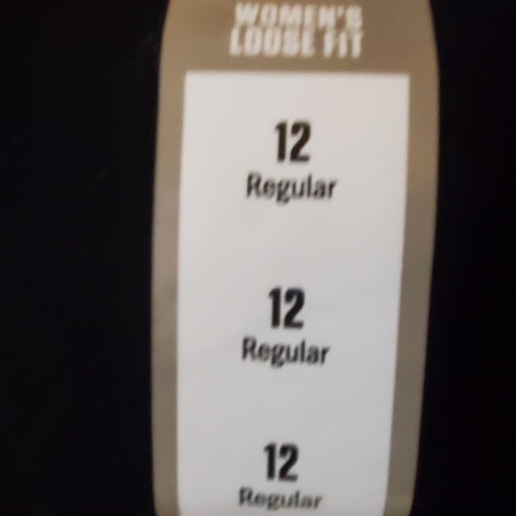 Carhartt  loose fit NWT SZ 12. rugged flex canvas work pant. Black straight leg - Picture 5 of 9